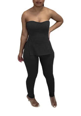 Sexy and Comfortable 2-Piece Loungewear Set for Stylish Relaxation - Himpall